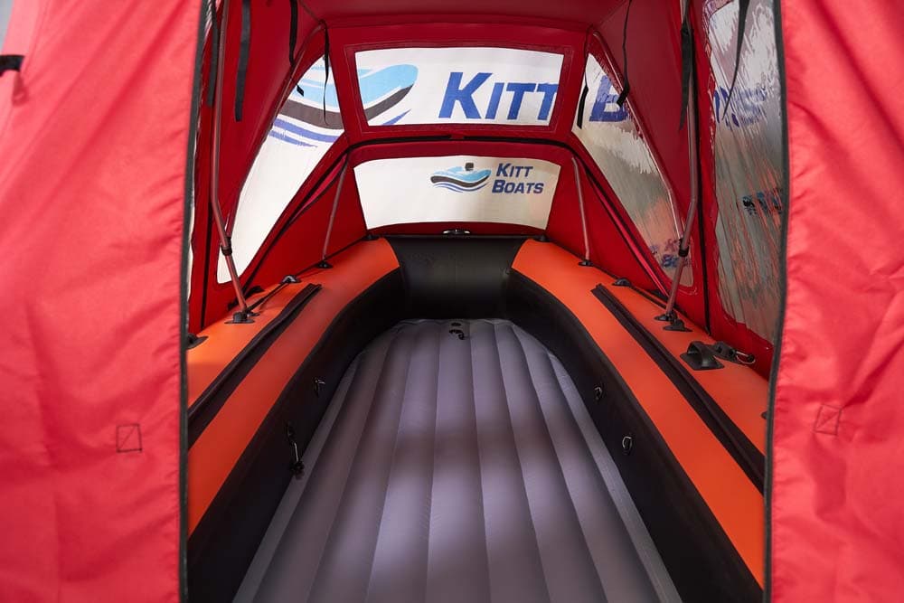 Тент комбинированный для лодки ПВХ KITT BOATS 330