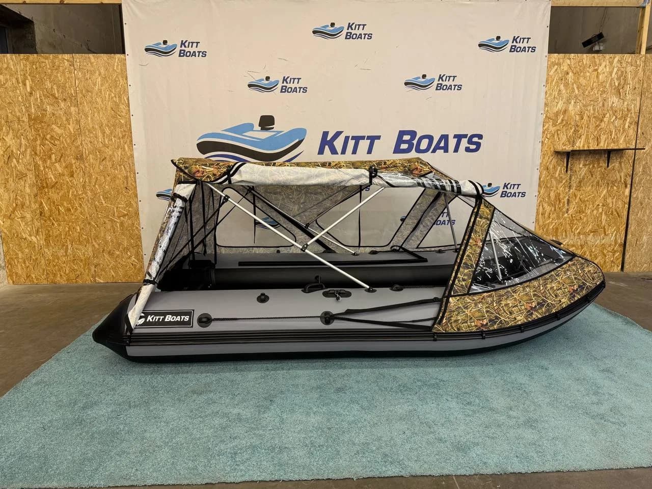 Тент комбинированный для лодки ПВХ KITT BOATS 370