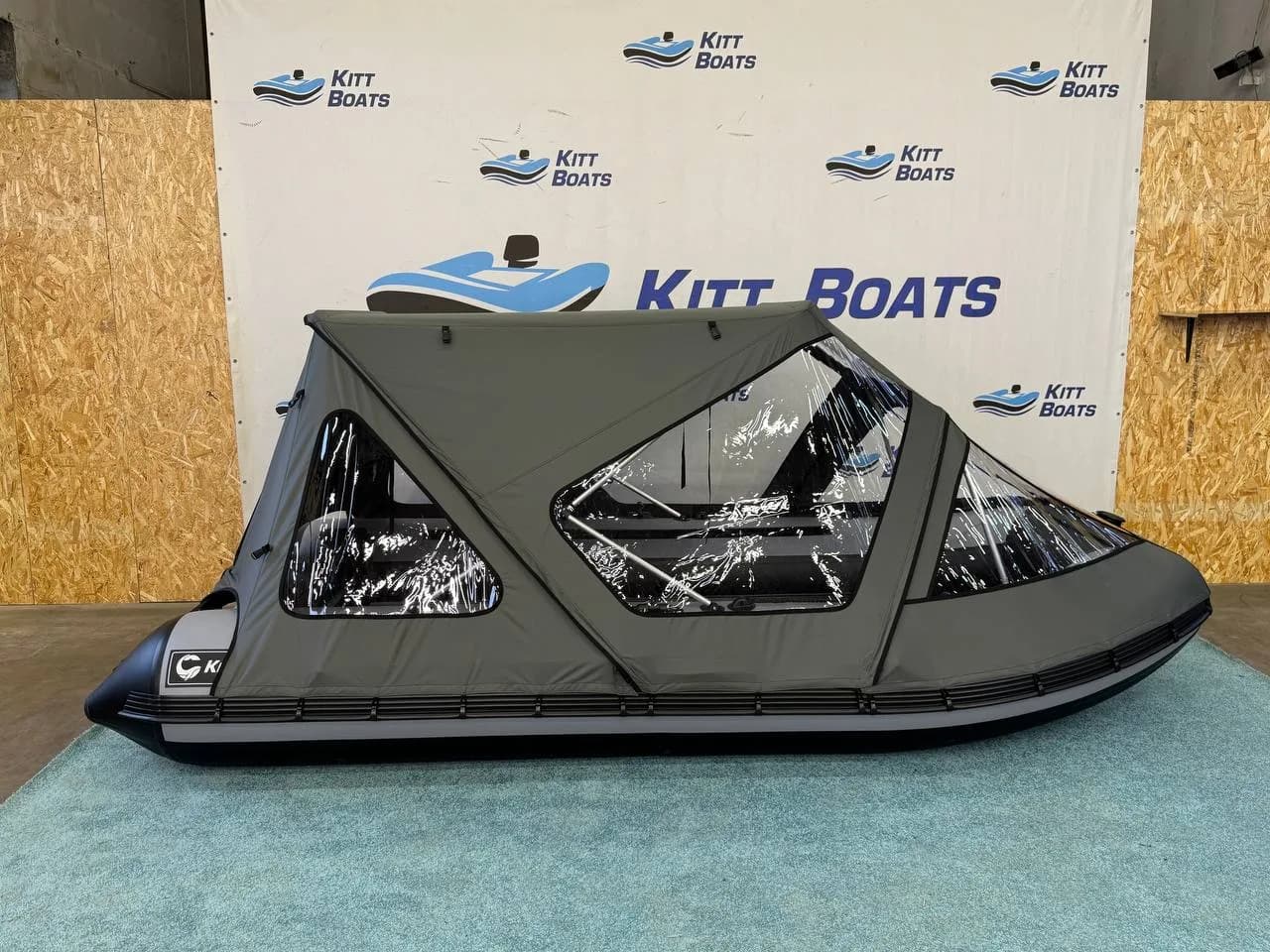 Тент комбинированный для лодки ПВХ KITT BOATS 410