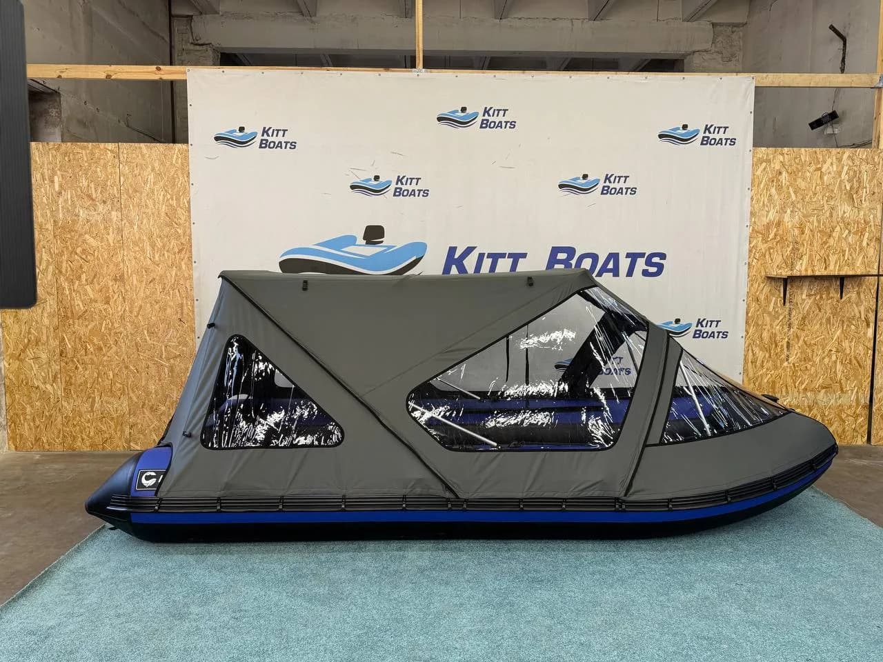 Тент комбинированный для лодки ПВХ KITT BOATS 430