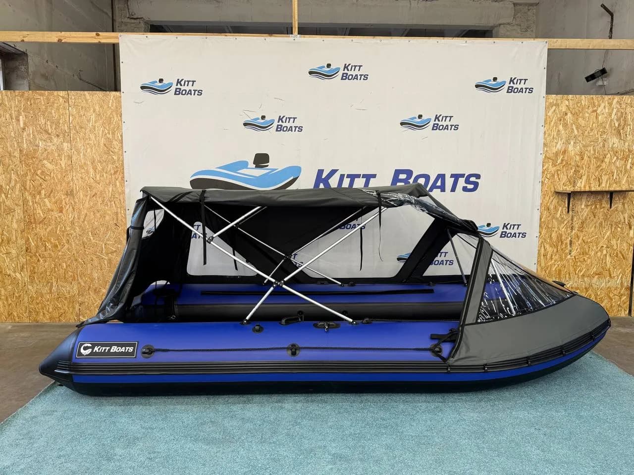 Тент комбинированный для лодки ПВХ KITT BOATS 430