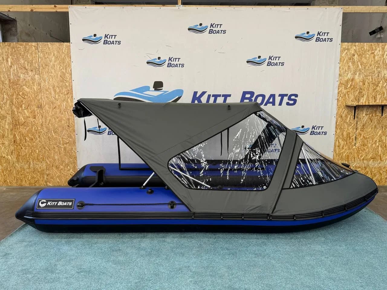 Тент комбинированный для лодки ПВХ KITT BOATS 430
