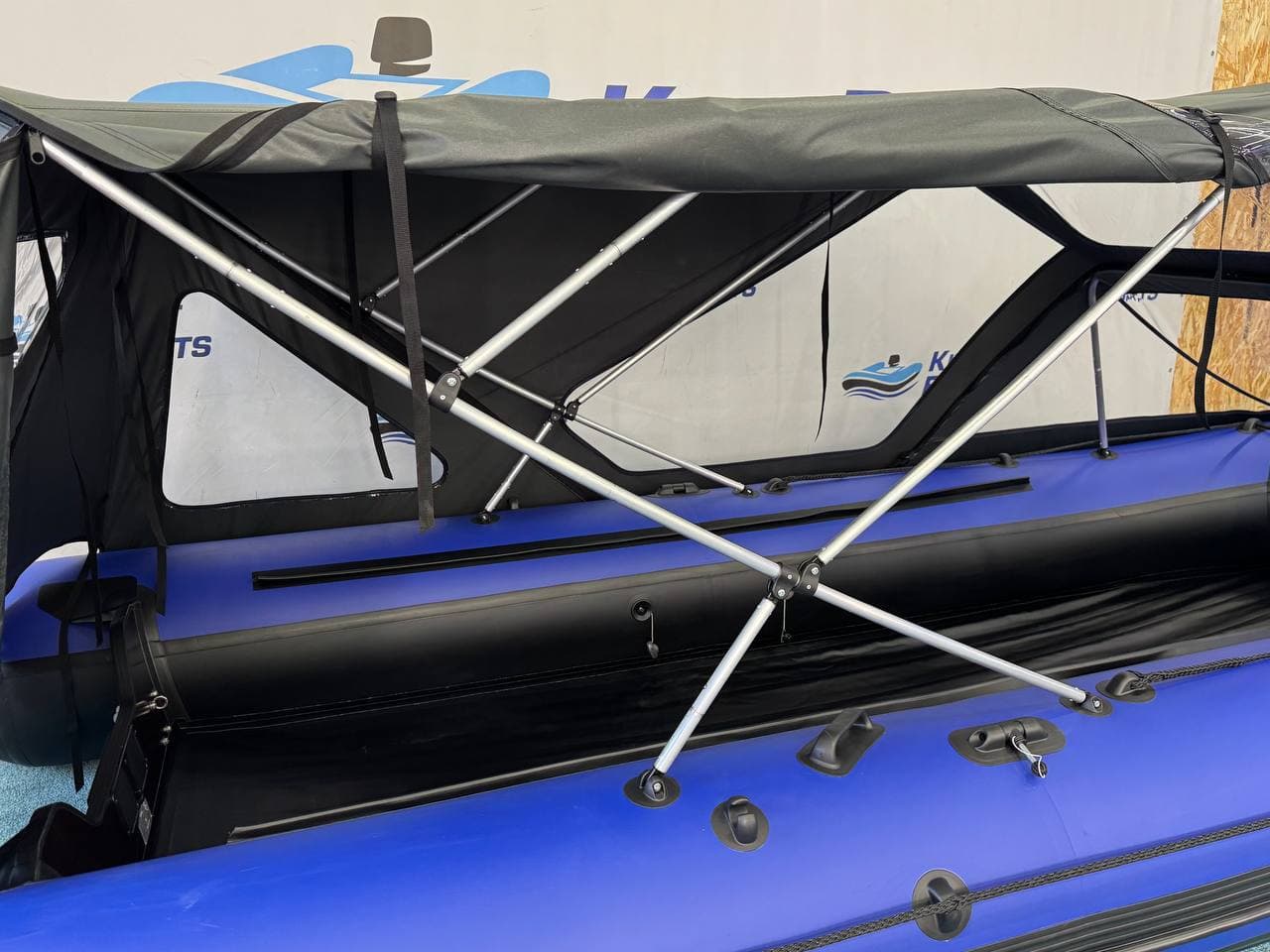 Тент комбинированный для лодки ПВХ KITT BOATS 430