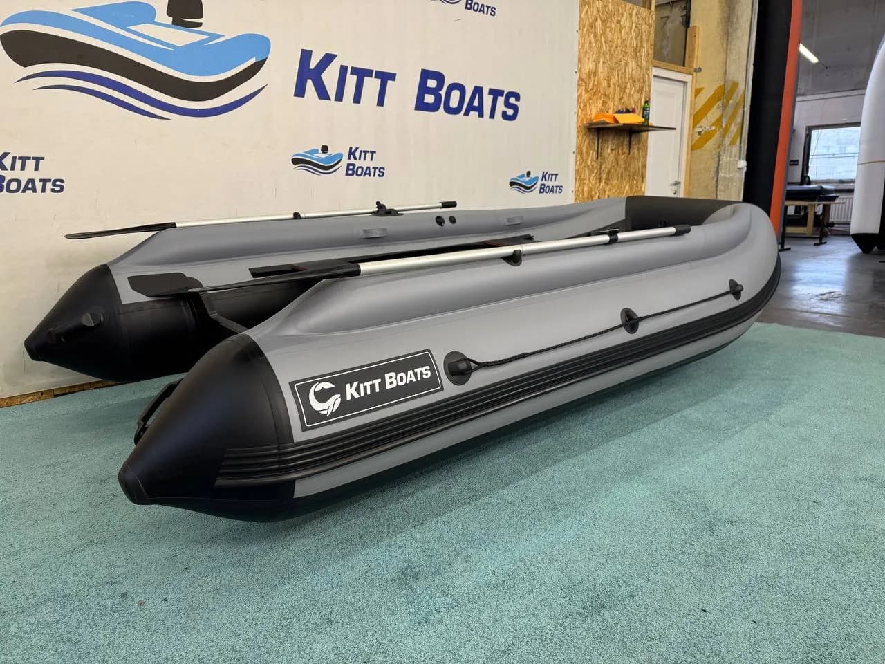 KITT BOATS лодка ПВХ 370 НДНД + фальшборт