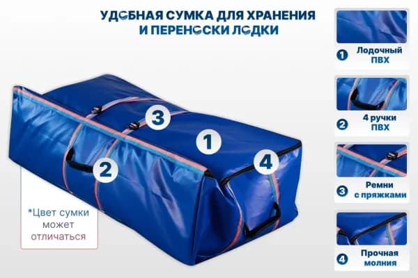 KITT BOATS лодка ПВХ 370 НДНД + фальшборт
