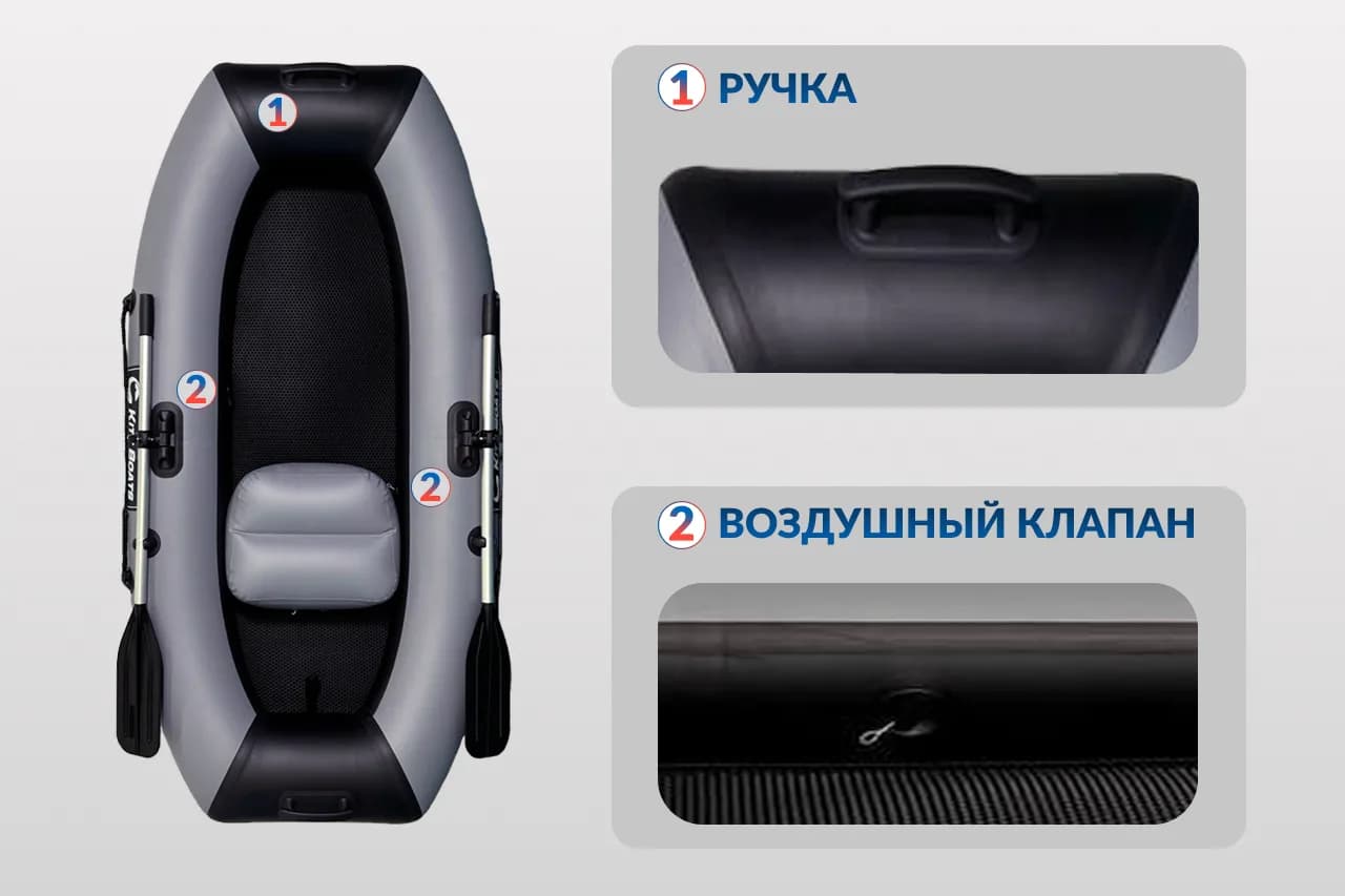 KITT BOATS лодка ПВХ 210 Гребная
