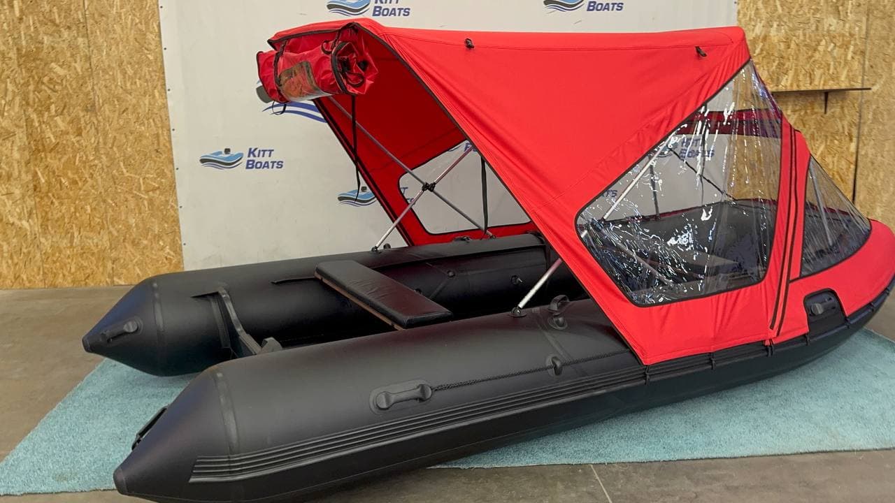 Тент комбинированный для лодки ПВХ KITT BOATS 450